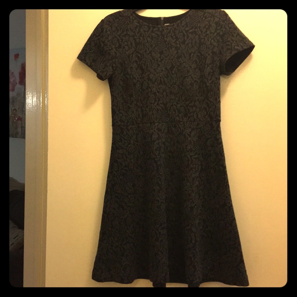 Winter floral dress